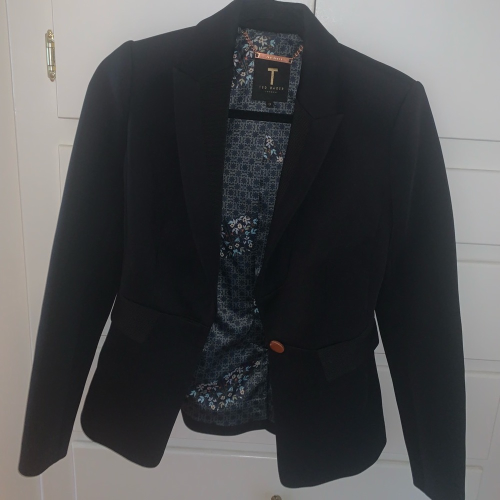 Ted Baker black tuxedo blazer